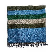 Yak Wool Blanket, Nepali Acrylic Hand Loom Blanket, [multi-color]