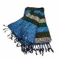 Yak Wool Blanket, Nepali Acrylic Hand Loom Blanket, [multi-color]