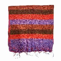 Yak Wool Blanket, Nepali Acrylic Hand Loom Blanket, [multi-color]