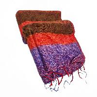Yak Wool Blanket, Nepali Acrylic Hand Loom Blanket, [multi-color]