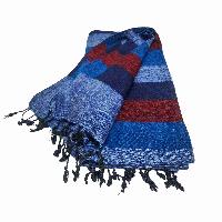 Yak Wool Blanket, Nepali Acrylic Hand Loom Blanket, [multi-color]