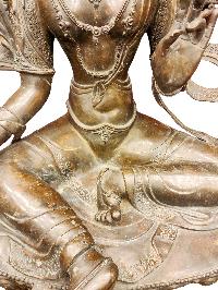[green Tara] Buddhist Handmade Large Statue - Featuring Natural Patina