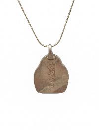 [pendant] - Buddhist Silver Amulet With [aparmita], [silver Chain Included]