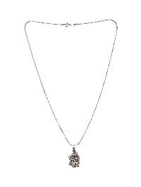 [pendant], Silver Jewellery With [hanuman], [silver Chain Included]