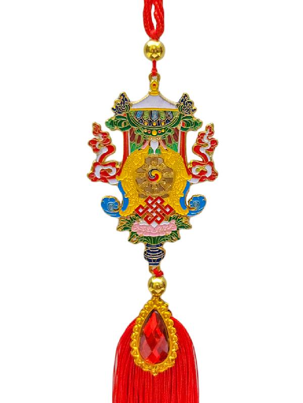 Buddhist Ritual Amulet Hanging, For Wall, Altar, Bags And Keyring