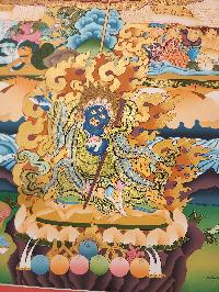 Sitatapatra Thangka, Tibetan Buddhist Art, Hand Painted, [real Gold], [rare Find]
