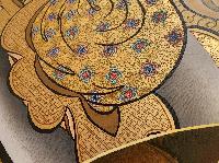 White Tara Thangka, Tibetan Buddhist Art, Hand Painted, [real Gold], [three Goddess Of Divine Grace], [master Quality], [rare Find]