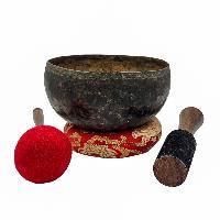 Kopre Singing Bowl, Buddhist Hand Beaten, Antique Finishing, [select Accessories]