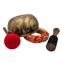 Kopre Singing Bowl, Buddhist Hand Beaten, Antique Finishing, [select Accessories]