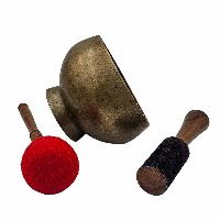 Naga Singing Bowl, Buddhist Hand Beaten, Antique Finishing, [select Accessories]