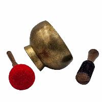 Naga Singing Bowl, Buddhist Hand Beaten, Antique Finishing, [select Accessories]
