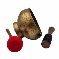 Naga Singing Bowl, Buddhist Hand Beaten, Antique Finishing, [select Accessories]