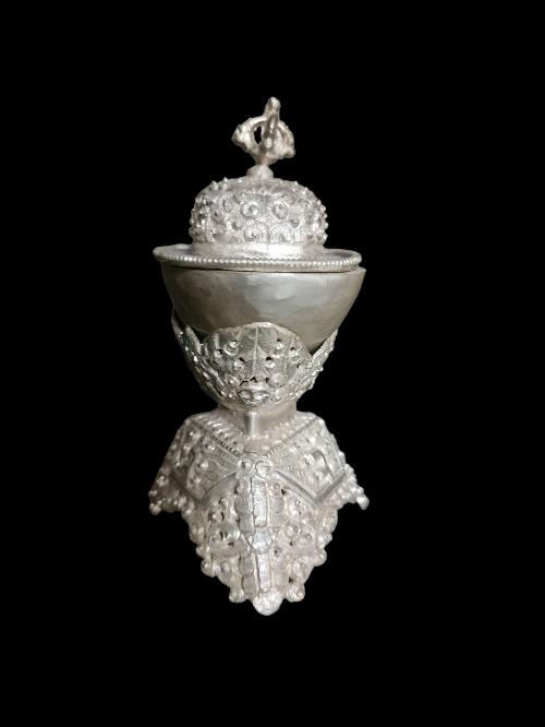 Kapala, Buddhist Handmade, [silver Plated]