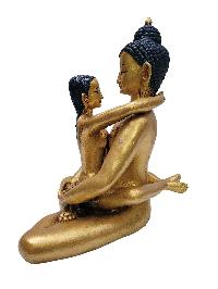 [samantabhadra], Buddhist Handmade Statue With [gold Painted]