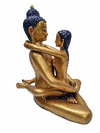 [samantabhadra], Buddhist Handmade Statue With [gold Painted]