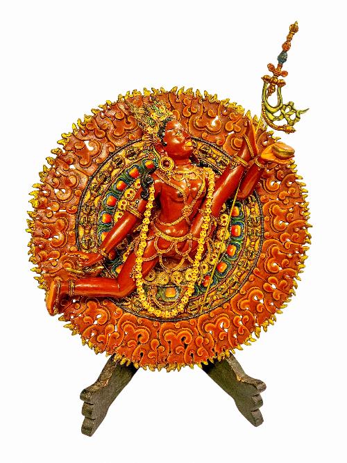 [vajrayogini], Buddhist Handmade Statue With Stand, [traditional Color Finishing], [master Quality]