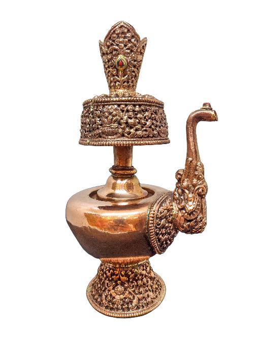 Bhumpa- Bhumba, A Buddhist Handmade Copper Offering Bowl Set