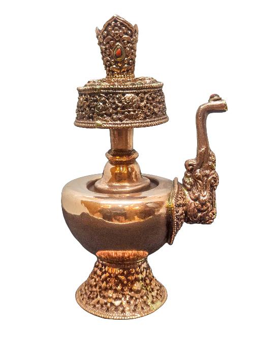 Bhumpa- Bhumba, A Buddhist Handmade Copper Offering Bowl Set
