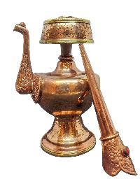 Bhumpa- Bhumba, A Buddhist Handmade Copper Offering Bowl Set