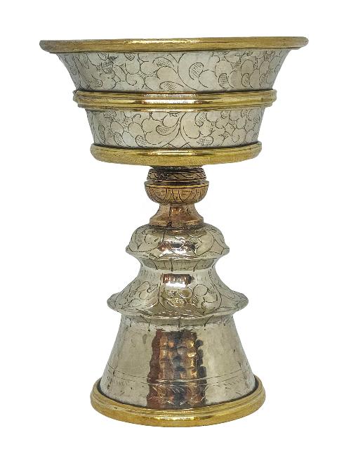 Copper Butter Lamp, Buddhist Ritual Items