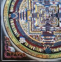 Kalachakra Mandala, Buddhist Hand Painted Thangka, [hand Painted]