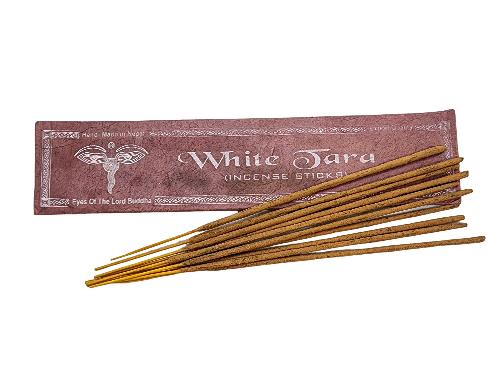 White Tara Ritual Incense Stick, [10 Stick], [high Quality], Made In Nepal