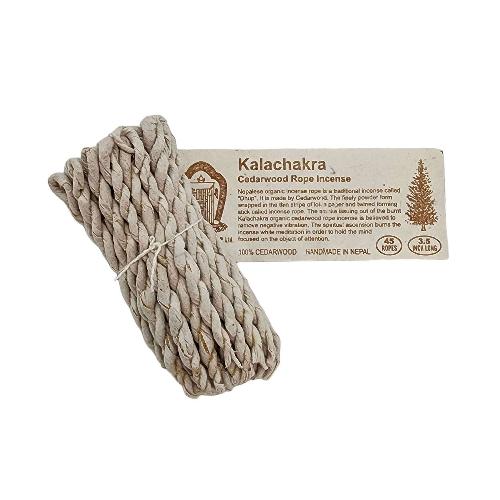 Kalachakra Cedarwood Traditional Handmade Rope Incense, [high Quality], Made In Nepal