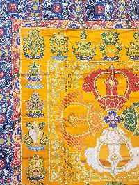 [cotton] Wall Hanging, Handmade In Nepal With Double Dorje