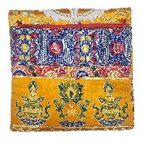 [cotton] Wall Hanging, Handmade In Nepal With Double Dorje