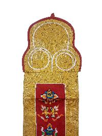 [cotton] Wall Hanging, Handmade In Nepal With Ashtamangala