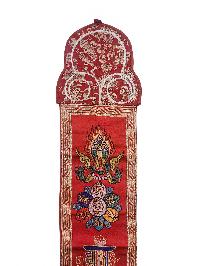 [cotton] Wall Hanging, Handmade In Nepal With Double Dorje And Other Symbols