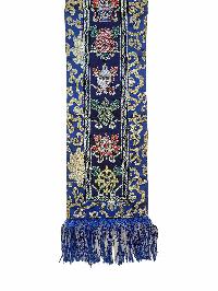 [cotton] Wall Hanging, Handmade In Nepal With Ashtamangala