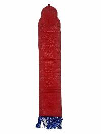 [cotton] Wall Hanging, Handmade In Nepal With Ashtamangala