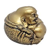 [laughing Buddha], Buddhist Miniature Statue, [ceramic Molding]