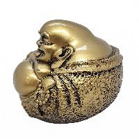[laughing Buddha], Buddhist Miniature Statue, [ceramic Molding]