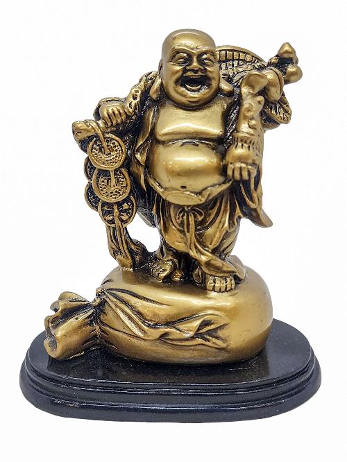 [laughing Buddha], Buddhist Miniature Statue, [ceramic Molding]