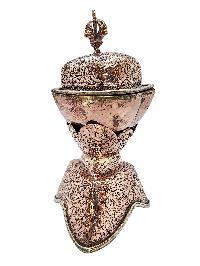 [kapala], Buddhist Handmade Ritual Item With Carving