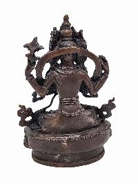 [chenrezig], Small High Quality Statue, [chocolate Oxidized]