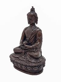 [amitabha Buddha], Small High Quality Statue, [chocolate Oxidized]