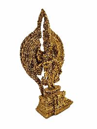 Sahasrabhuja Avalokitesvara Statue [full Gold Plated], [ceramic Molding]