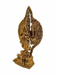 Sahasrabhuja Avalokitesvara Statue [full Gold Plated], [ceramic Molding]
