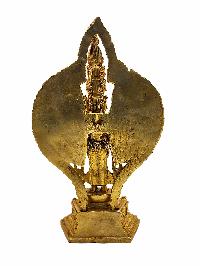 Sahasrabhuja Avalokitesvara Statue [full Gold Plated], [ceramic Molding]