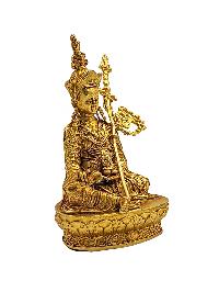 Padmasambhava Statue [full Gold Plated], [ceramic Molding]