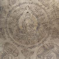 Handmade [gong], Bronze Chau Gong, Tam-tam Gong, Symphonic Gong With [pancha Buddha] Etching