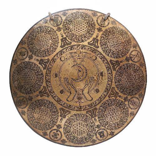 Gong, Tibetan [handmade], Wind Gong, Flat Gong