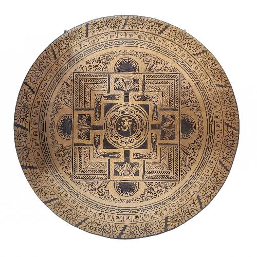 Handmade [gong], Bronze Chau Gong, Tam-tam Gong, Symphonic Gong With [mandala] Etching
