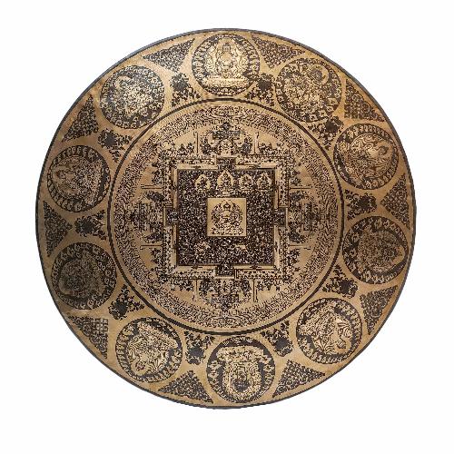 Handmade [gong], Bronze Chau Gong, Tam-tam Gong, Symphonic Gong With [mandala] Etching