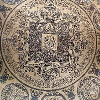 Handmade [gong], Bronze Chau Gong, Tam-tam Gong, Symphonic Gong With [mandala] Etching