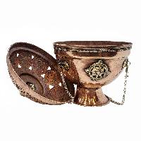 Incense Burner Of Copper With [deep Carving], [hanging & Swinging], [high Quality]