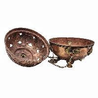 Incense Burner Of Copper With [deep Carving], [hanging & Swinging], [high Quality]